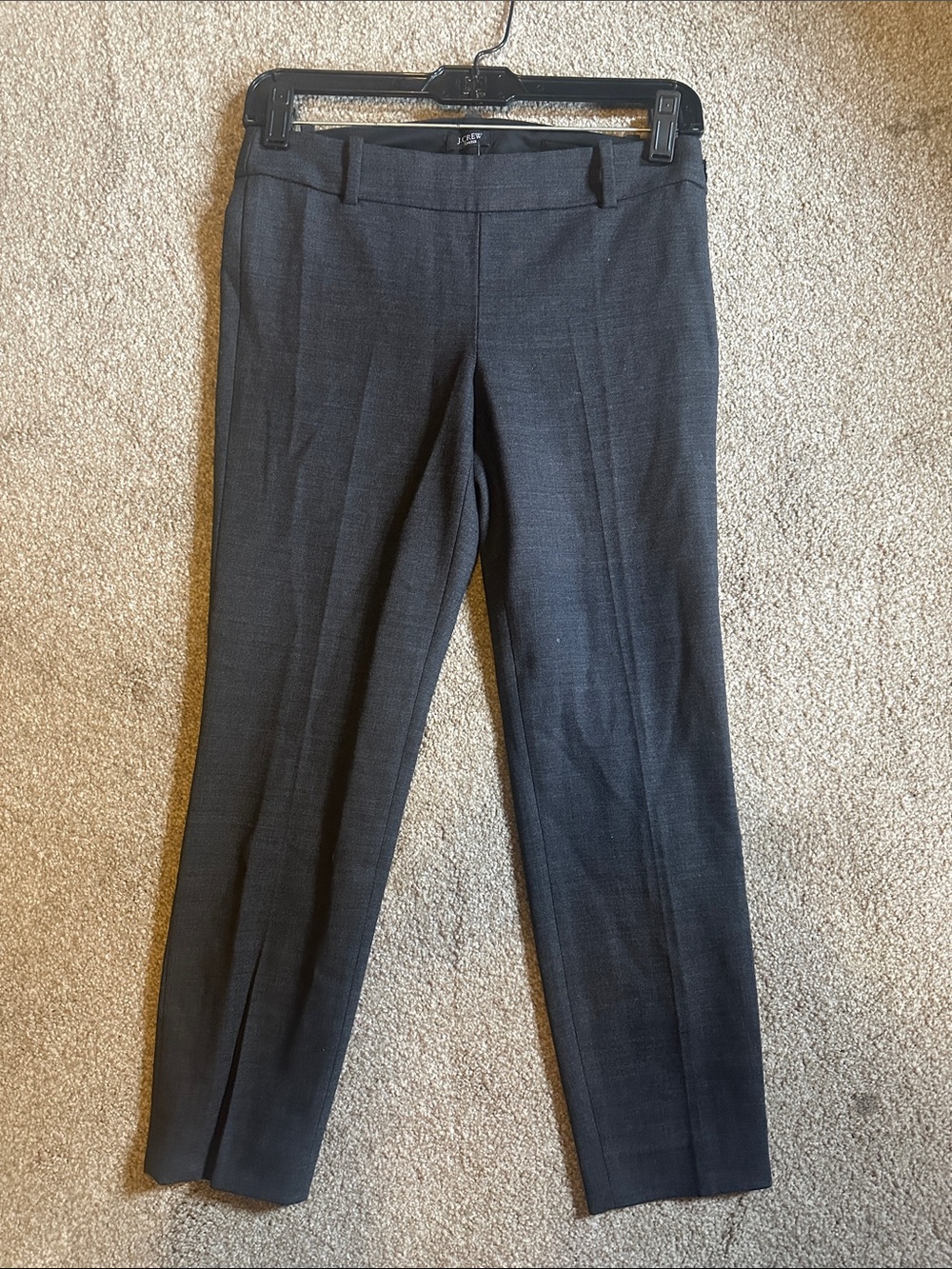 NWT J. Crew Women's Skinny Dress Pants in Charcoal Gray Sz 00p